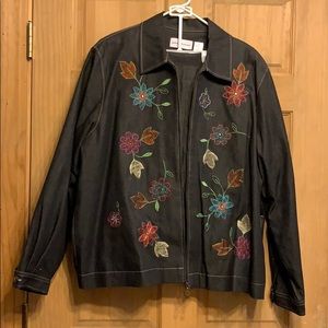 Alfred Dunner Suit, Black Denim Jacket & Pants